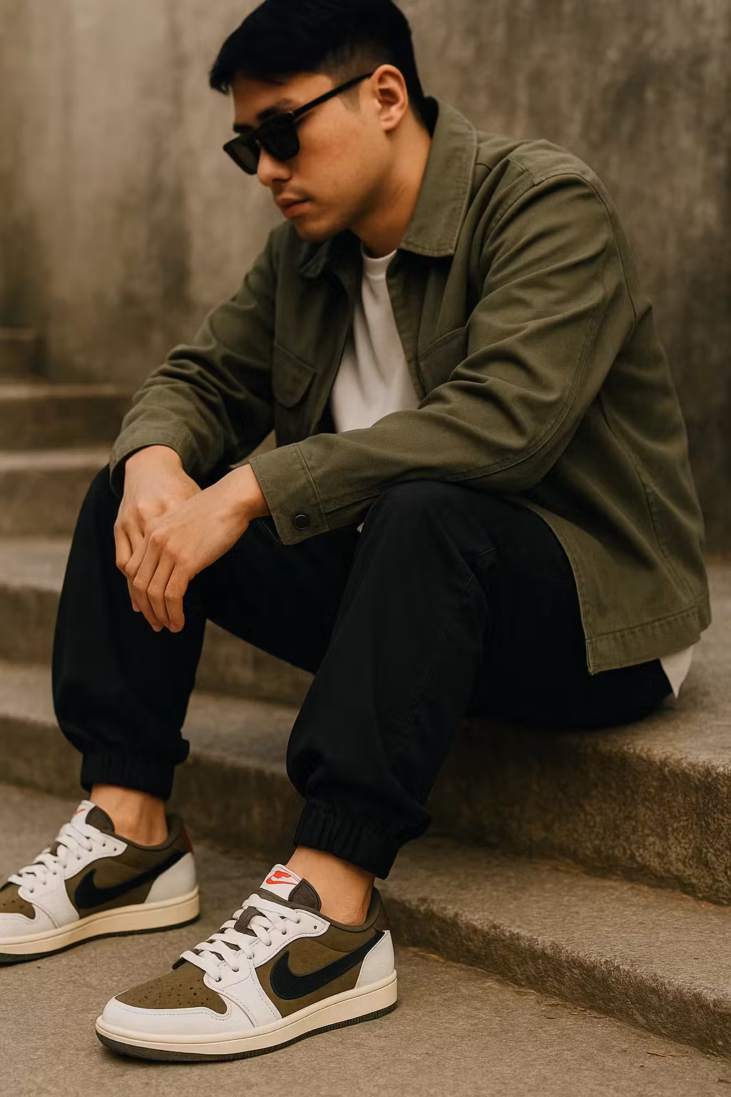 Travis Scott x Air Jordan Air 1 Low OG SP 'Olive' DM7866-200 Travis Scott x Air Jordan Air 1 Low OG SP 'Olive' DM7866-200